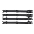 thumbnail image 1 of 4Pcs Sangles de Sac à Dos avec Boucle Clips Sangles de Compression pour Sac à Dos Sangle Accessoire Sangles de Bagage Noir, 1 of 6