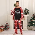 thumbnail image 2 of Penkiiy Family Christmas Pajamas Matching Sets 2024 Cute Couples Pjs Long Sleeve Holiday Jammies Xmas Loungewear Sleevewear 2XL Red, 2 of 6