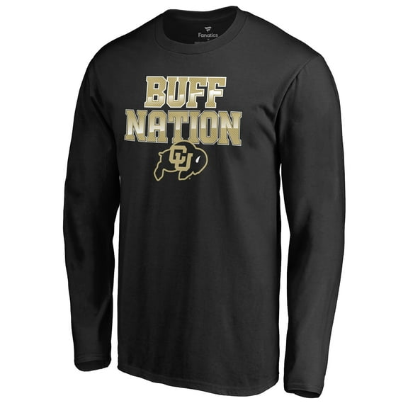 Men's Black Colorado Buffaloes Team Hometown Collection Long Sleeve T-Shirt