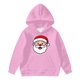 thumbnail image 5 of Sudadera con capucha para niñas y niños, sudadera de manga larga con cuello redondo y estampado de moda, jersey con bolsillo, sudadera de poliéster para niñas, 5 of 8