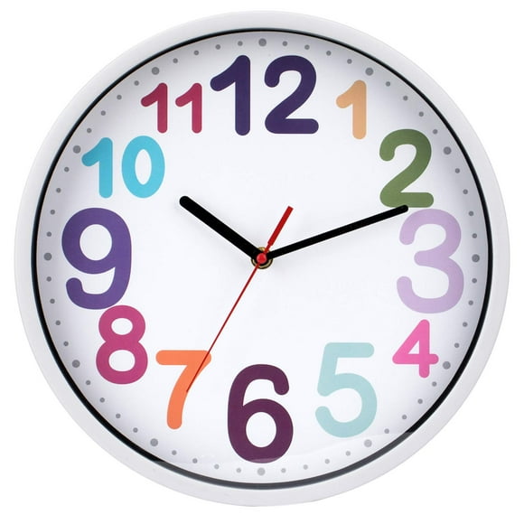 Reloj de pared CARELAND de 30 cm, silencioso, no hace tictac, funciona con pilas