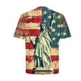 thumbnail image 5 of Gamivast 4Th of July Patriotic T-Shirts for Men USA American Flag Short Sleeve Crewneck Stars And Stripes Heart Graphic Casual Loose Fit Summer Tops, 5 of 6