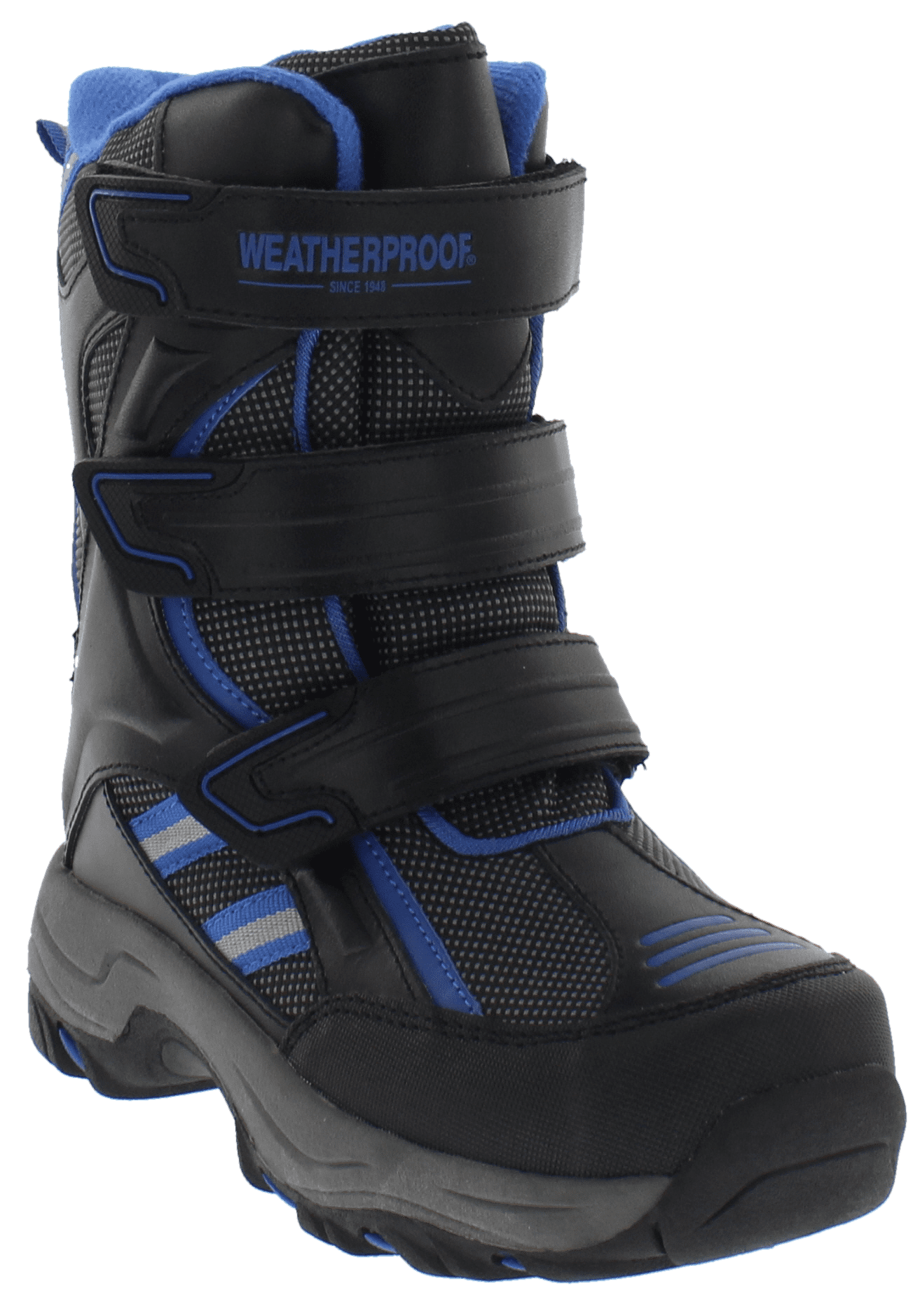 Kody Keeps Feet Warm & Dry Weatherproof Boys Snow Boots with Multi Hook & Loop Strap Closures All-Weather Insulated Winter Boots Built for Comfort Durability 