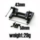 thumbnail image 5 of Chasis trasero, repuesto para accesorios de coche RC para camión tractor 1/14 56303 56309 plata, 5 of 5
