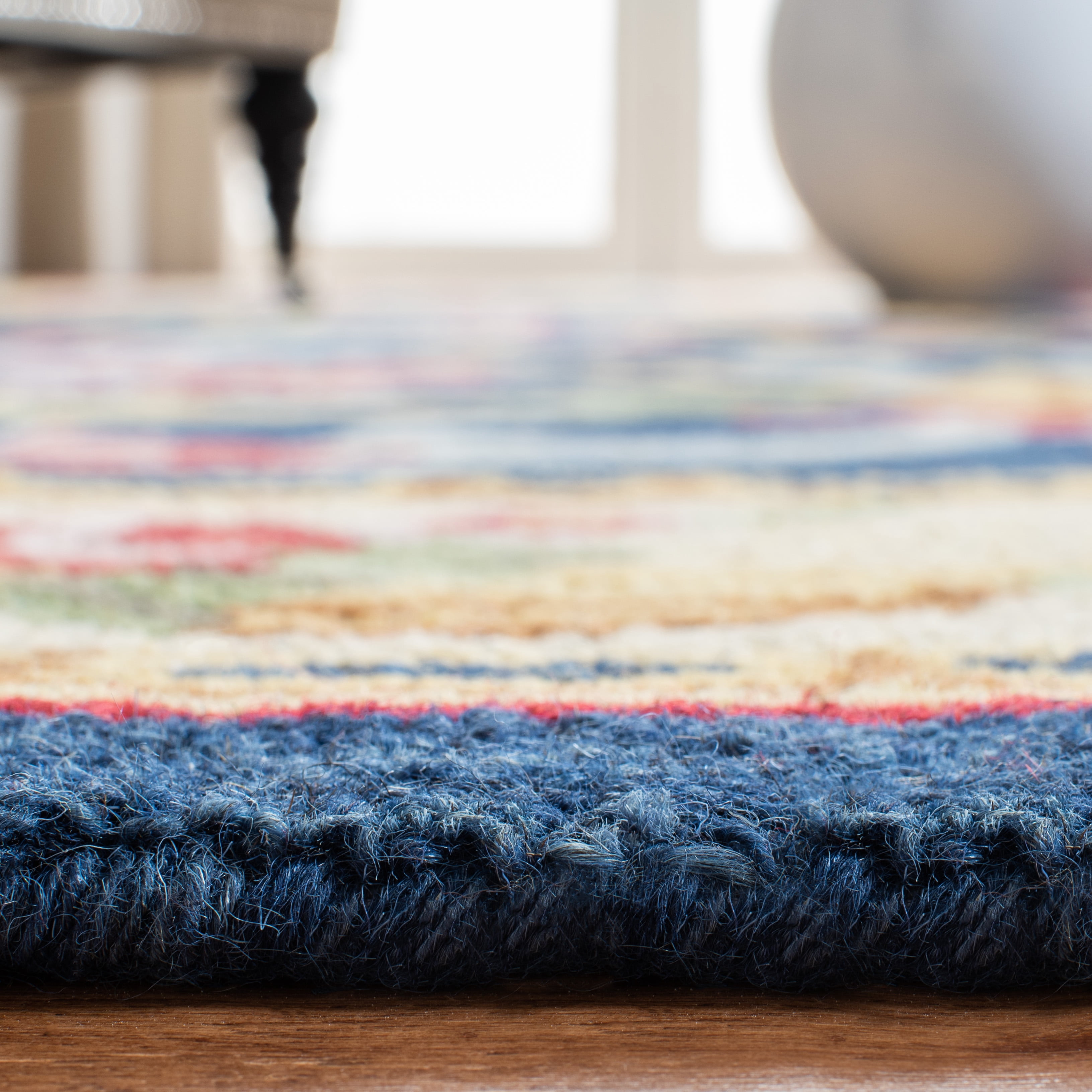 Safavieh Heritage Toby Oriental Runner Rug, Navy/Ivory, 2'3" x 8'