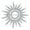 Silver-Tone, variant on Womens Summer Flaming Sunshine Starburst Micro Pave CZ Pendant Necklace Gold Plated