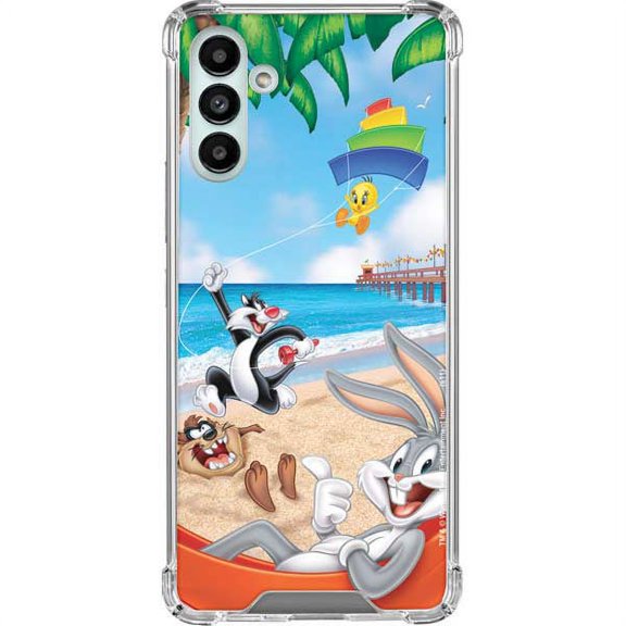 Skinit Cartoons Looney Tunes Beach Galaxy A13 5G Clear Case