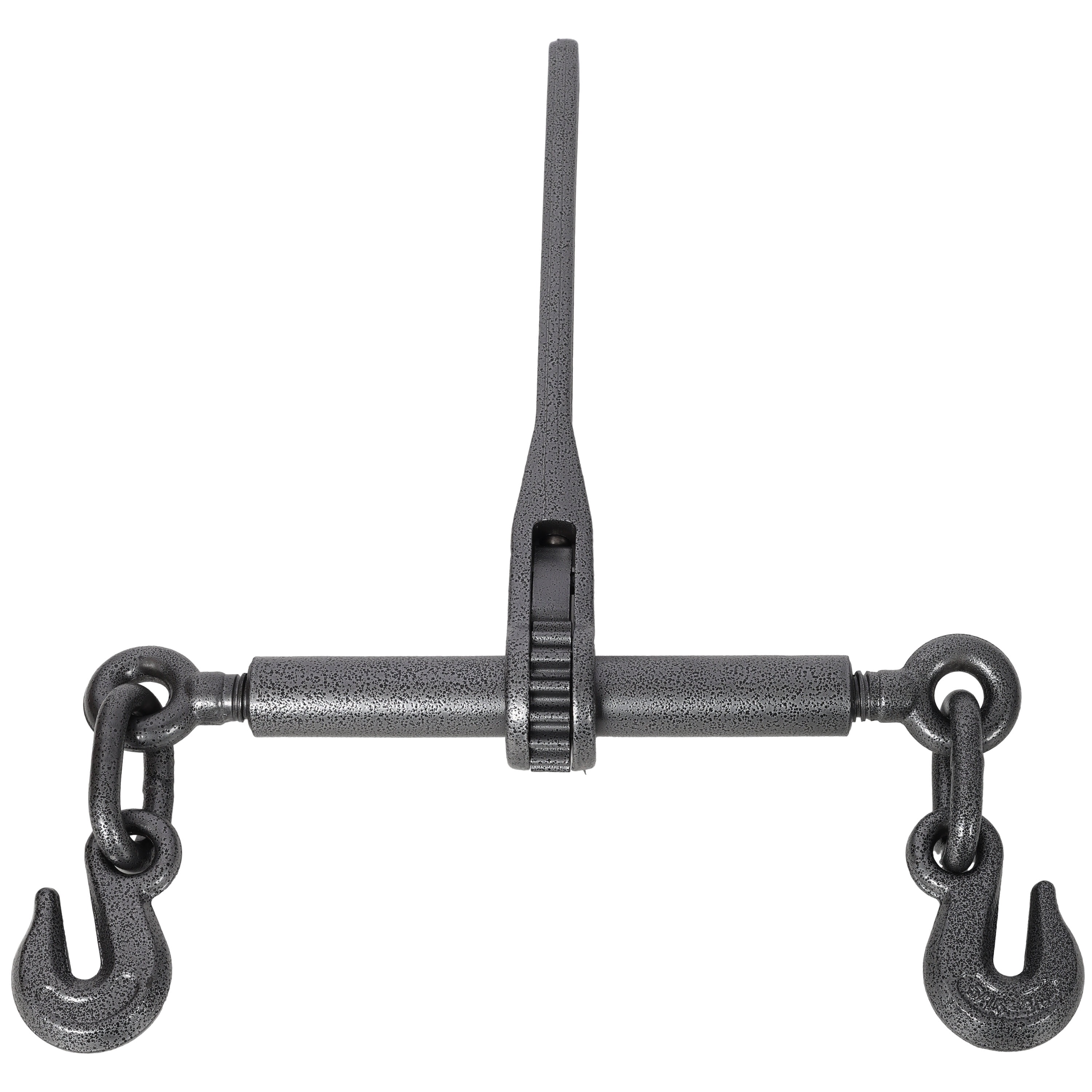, Heavy duty 3/8" - 1/2" Ratchet Binders, 9200lbs Working Load breaking, G70 Hooks Adjustable Length, 4-Pack, Black Hammertone color, Black ,Steel ,