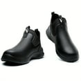 thumbnail image 5 of Men's & Women's Chef Work Shoes - Slip-On/Closure, Non-Slip Rubber Sole, All-Season Comfort - Heavy-Duty -like (Microfiber) Upper - Black Chef Footwear for Kitchen, Restaurant, Staff - Easy-Clean, 5 of 9