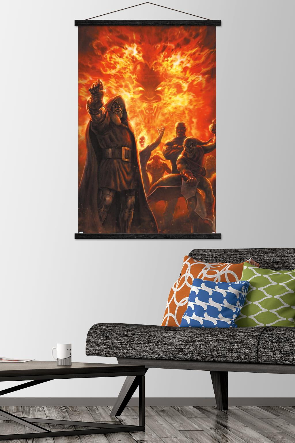 Marvel Comics - New Avengers #46 Wall Poster with Magnetic Frame, 22.375" x 34"