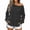 Khaki Sweatshirts, variant on Women's Off the Shoulder Sweatshirt Side Split High Low Hem Tops Oversized Striped Long Sleeve Fall Fleece Lined Pullover Casual Trendy Going Out Wear Pink S