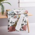 thumbnail image 2 of Levtex - Briar - Quilted Throw - 50x60in. - Floral - Coral, Yellow, Green, Blue, and White - Reversible Pattern - Cotton Fabric, 2 of 4