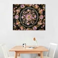 thumbnail image 2 of Autua Flowery Design Art Modern Canvas Prints for Living Room Bedroom Home Office Wall Decor 20x16in, 2 of 6
