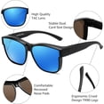 thumbnail image 4 of FEISEDY Polarized Sunglasses Fit Over Glasses Women, Fit over Glasses Sunglasses for Driving UV400 Protection B0250, 4 of 16
