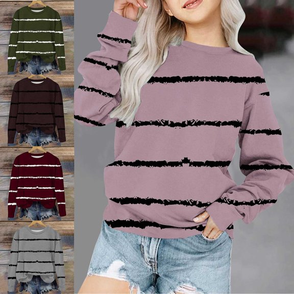 Crunowin Girls Sweatshirt, Long Sleeve Fall Winter Lightweight Sporty Tops Gray 2-3 T