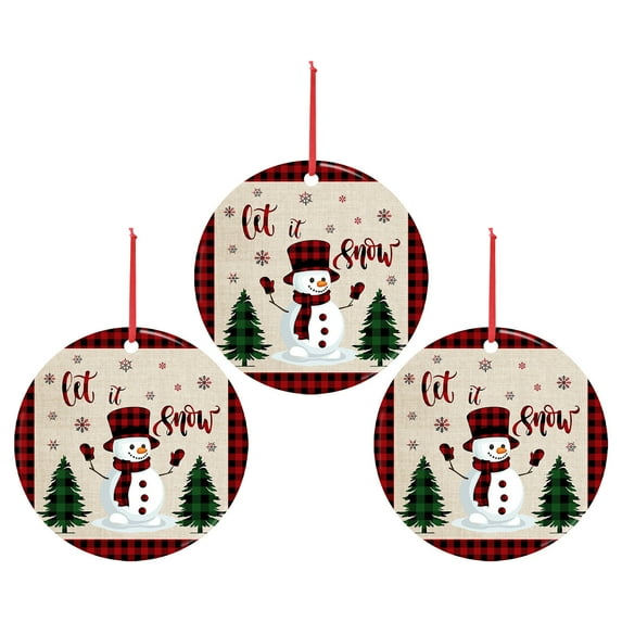 VerPetridure Personalize Shaped Embellishments Hanging Ornaments For Christmas Decoration