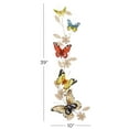 thumbnail image 3 of DecMode Multi Colored Metal Indoor Outdoor Butterfly Wall Decor, 3 of 9