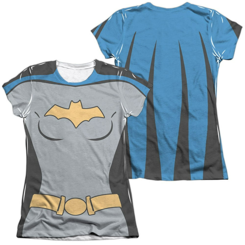 Batman Animated Series Batgirl Costume Sublimation Juniors TShirt