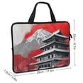 thumbnail image 2 of RUIYC Urban Skyline Mountain Diving Fabric Laptop Computer Case 10inch, 2 of 5