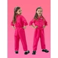 thumbnail image 3 of Disfraz de Halloween para cosplay de mono rosa de la película Barbie para niños, 3 of 4