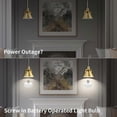 thumbnail image 2 of E26 Base Battery Operated Light Bulb, 2 Pack Battery Powered Light Bulbs, Wireless Battery Light Bulb, Remote Control Light Bulbs, 2 of 5