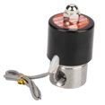 thumbnail image 1 of DC 12V G1/4" Électrovanne Électrique Normalement Fermée en Acier Inoxydable 304, 1 of 1