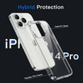 thumbnail image 2 of JETech Case for iPhone 14 Pro 6.1-Inch, Shockproof Phone Bumper Cover, Anti-Scratch Clear Back (Clear), 2 of 6
