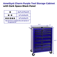 thumbnail image 7 of 7-Drawer Tool Chest Cabinet with Ball Bearing Drawer Slides,20"W Rolling Metal Tool Chest with 7 Drawers,Steel Tool Storage Box Organizer,Purple, 7 of 7
