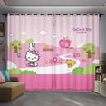 thumbnail image 4 of Hot Hello Kitty Rideau Occultant Dessin Animé Anime pour Chambre d'Enfants, Décor Textiles Maison Garçons Adolescents Cadeau de Noël Fille, 4 of 7