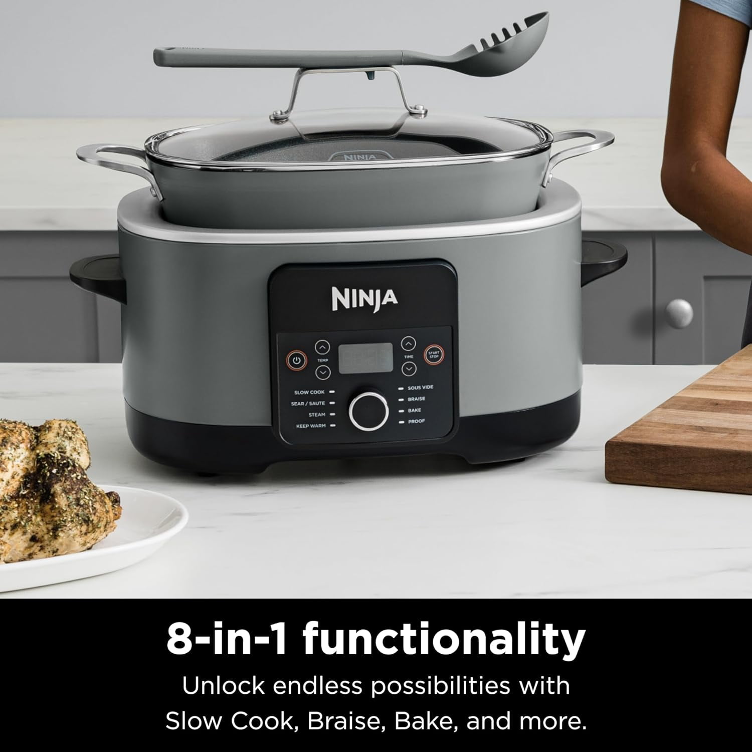 Ninja MC1000 Foodi Possible Cooker PRO 8.5 Quart Multi-Cooker