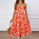 thumbnail image 1 of WILLBEST Vestidos Floreados para Mujer Vestido de Verano con Estampado Floral, Largo Medio, Informal Grande​​, 1 of 3