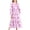 Multicolor, variant on HAOTAGS Dresses for Girls, with Side Pockets Crewneck Breathable Long-Sleeve Holiday Dresses Multicolor 14-15Years