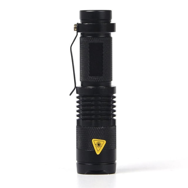 Ygjytge XPE Q5 395 Linterna Púrpura Ultravioleta Zoom Telescópico Antorcha Verificación Dinero