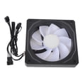 thumbnail image 1 of Enfriador de cpu por aire, ventilador pwm de 4 pines para computadora de 120 mm, ventilador enfriador de cpu argb de 3 pines con luz led, Velocidad DE 800 A 1800 rpm, 1 of 7