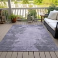 thumbnail image 3 of Dalyn Rugs Machine Washable Indoor/Outdoor Chantille Purple 5' x 7'6" Rug, 3 of 9
