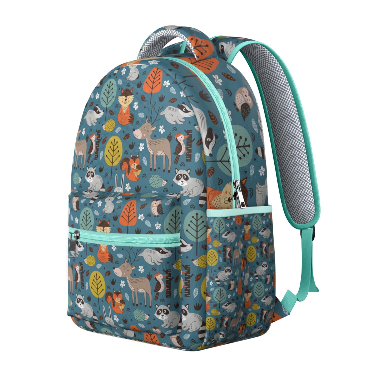 Cute Badger Themed Backpack - Waterproof & Lightweight School Bag for College, Stylish Laptop Backpack for Teens, Durable Bookbag for Daily Use