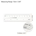 thumbnail image 2 of Unique Bargains Flexible Ruler 4 Inch 0.1mm Scale PET Plastic Covered Thickened Film Straight Ruler, 2 of 6