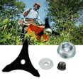 thumbnail image 3 of Lawn Mower Blade Adapter Attachment Accessories 4Pcs/Set , Brush Cutter Maintenance Kit, Metal Material, 3 of 5