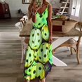 thumbnail image 4 of Pickleball Balles Jaunes Sport Amusant Robe Sans Manches Robes pour occasions Spéciales Robes d'Été pour Femmes 2024, 4 of 5
