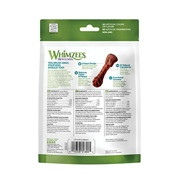 Whimzees Brushzees Dental Treats X Small Walmart
