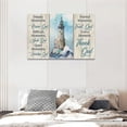 thumbnail image 5 of HFDF Lighthouse Wall Art Nautical Decor Ocean Coastal Canvas Painting Prints Christian Religious Quotes Pictures Wall Decor Modern Artwork Home Decoration for Bathroom Living Room 10x8inch Framed, 5 of 6