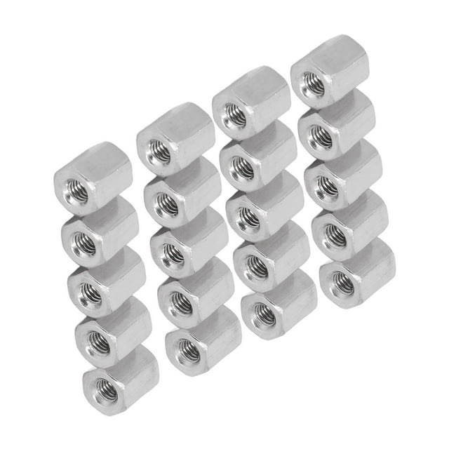 Oubit Écrou de Couplage Écrou de Couplage Hexagonal 20pcs Écrou de Couplage Hexagonal Écrous de Performance Entraînés