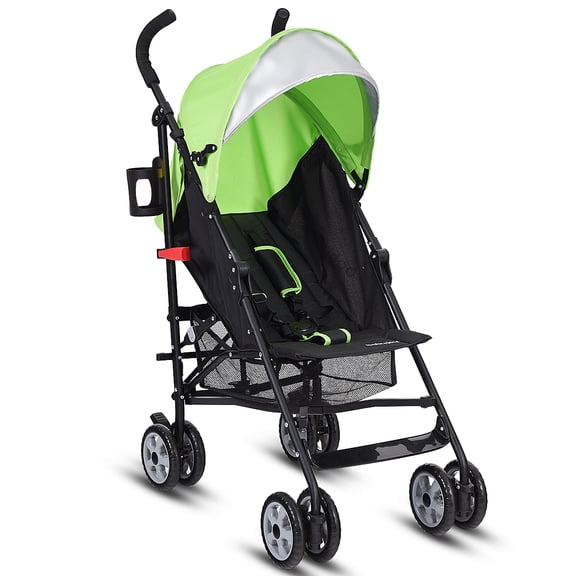Patiojoy Poussette pour Bébé Légère et Pliable Cadre en Aluminium Auvent anti-UV