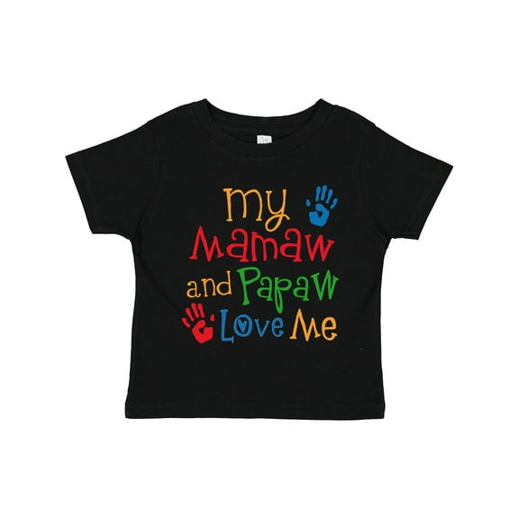 Inktastic Mamaw and Papaw Love Me Boys or Girls Toddler T-Shirt