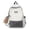 Grey, variant on Lume Wear Designer Style Large Capacity Laptop Backpack for College Women a Winter Original Version Double Shoulder Bag. A Stylish Daypack for School Travel and Daily Commute