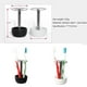 thumbnail image 4 of Soporte de soporte de cepillo de dientes de acero inoxidable para encimera de tocador de baño Organizador de almacenamiento de cepillo Comestic seitruly JJ23359-02B, 4 of 6