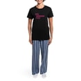 thumbnail image 4 of CafePress - Business Time Pajamas - Women's Short Sleeve Print T-Shirt and Pants Dark Cotton Pajama Set, 4 of 7