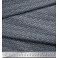 thumbnail image 2 of Soimoi Polyester Crepe Fabric Circle Small Print Fabric by The Yard 42 Inch Wide, 2 of 3