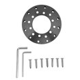thumbnail image 2 of 73mm Steering Wheel Adapter Plate Aluminum Alloy Socket Ring for Logitech G25 G27 for Sparco, 2 of 5