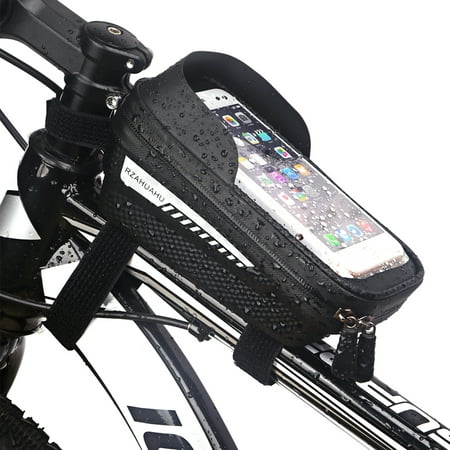 

ammoon Waterproof Phone Mount Bag Cycling Bike Tool Storage with Touchscreen Phone Holder